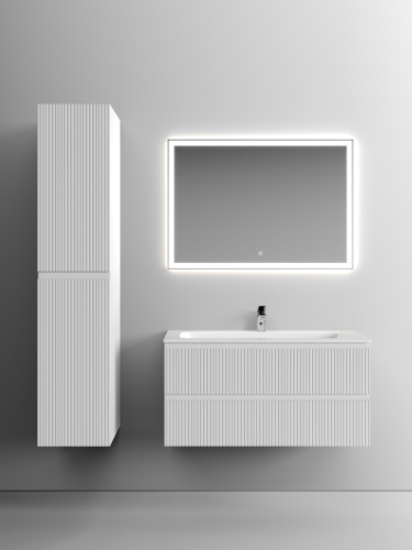 Тумба под раковину Sancos SNOB T SNT100W 100х45х50 подвесная цвет белый - фото 2